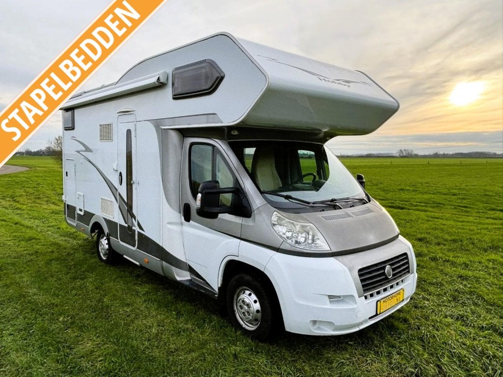 Hobby Toskana 615 | 2007 | Alkoof bed + Stappelbed, Niet ingevuld, Alkoof, Ringverwarming, Fiat