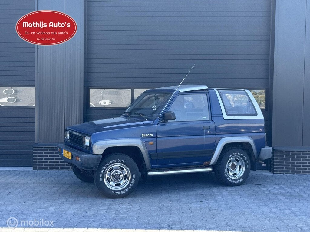 Daihatsu Feroza 1.6 Cabrio-Top EL 4x4, Auto's, Feroza, 1300 kg, 4 cilinders, Origineel Nederlands