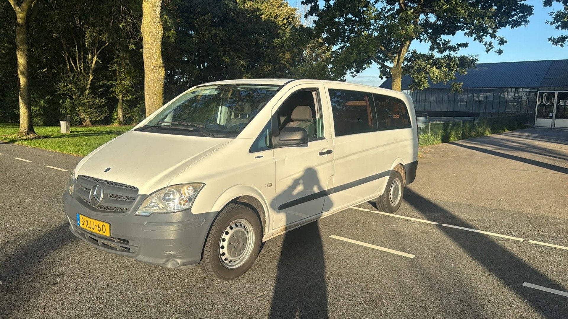 Mercedes-Benz Vito 110 CDI 343 9 PEROONS AIRCO LANG XL WIT 2, Auto's, 13 km/l, Euro 5, Achterwielaandrijving, Gebruikt