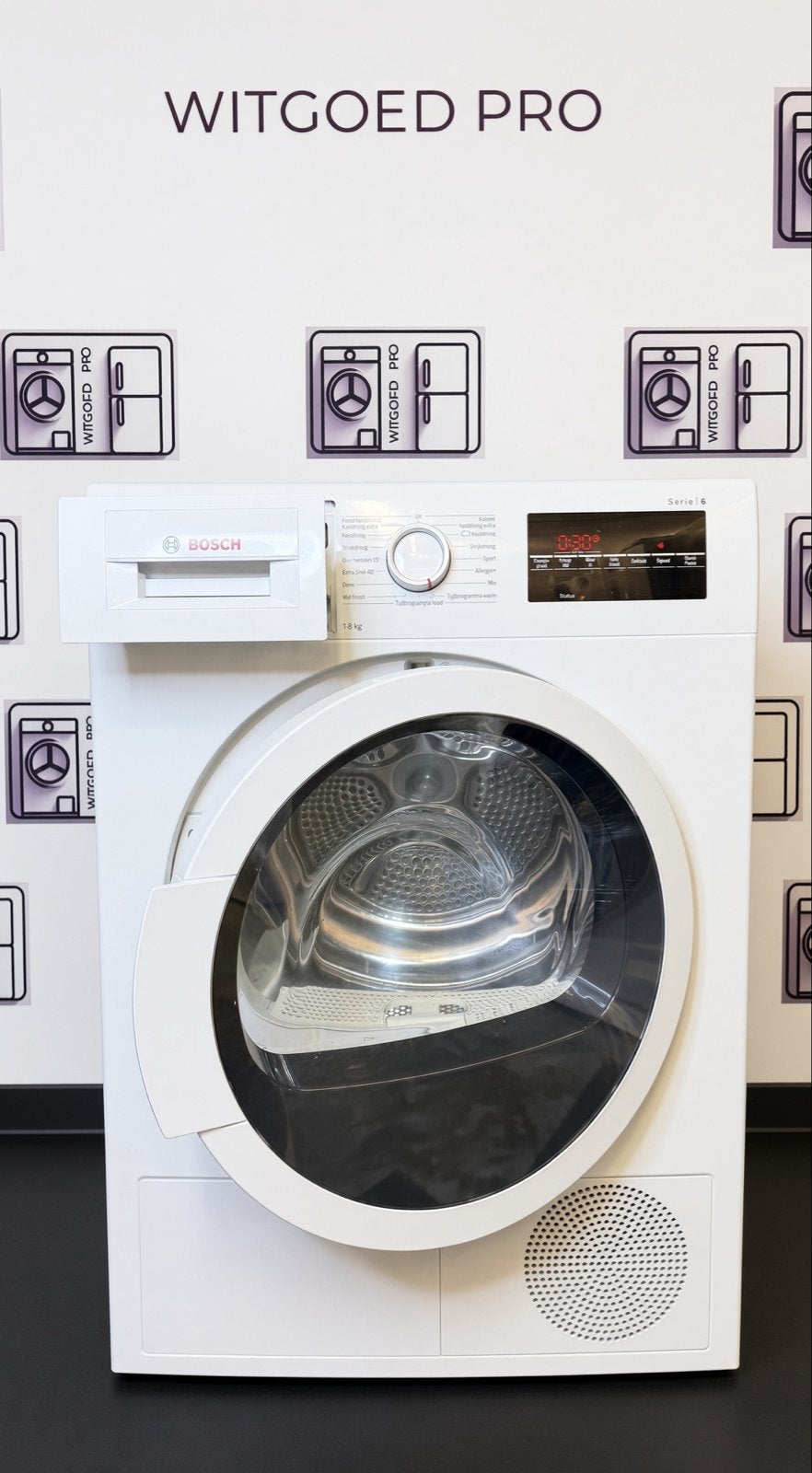 Bosch Serie 6 Condensdroger WTG86402 - 8kg, Nette Staat, Witgoed en Apparatuur, 6 tot 8 kg, Anti-kreukfase, Ophalen of Verzenden