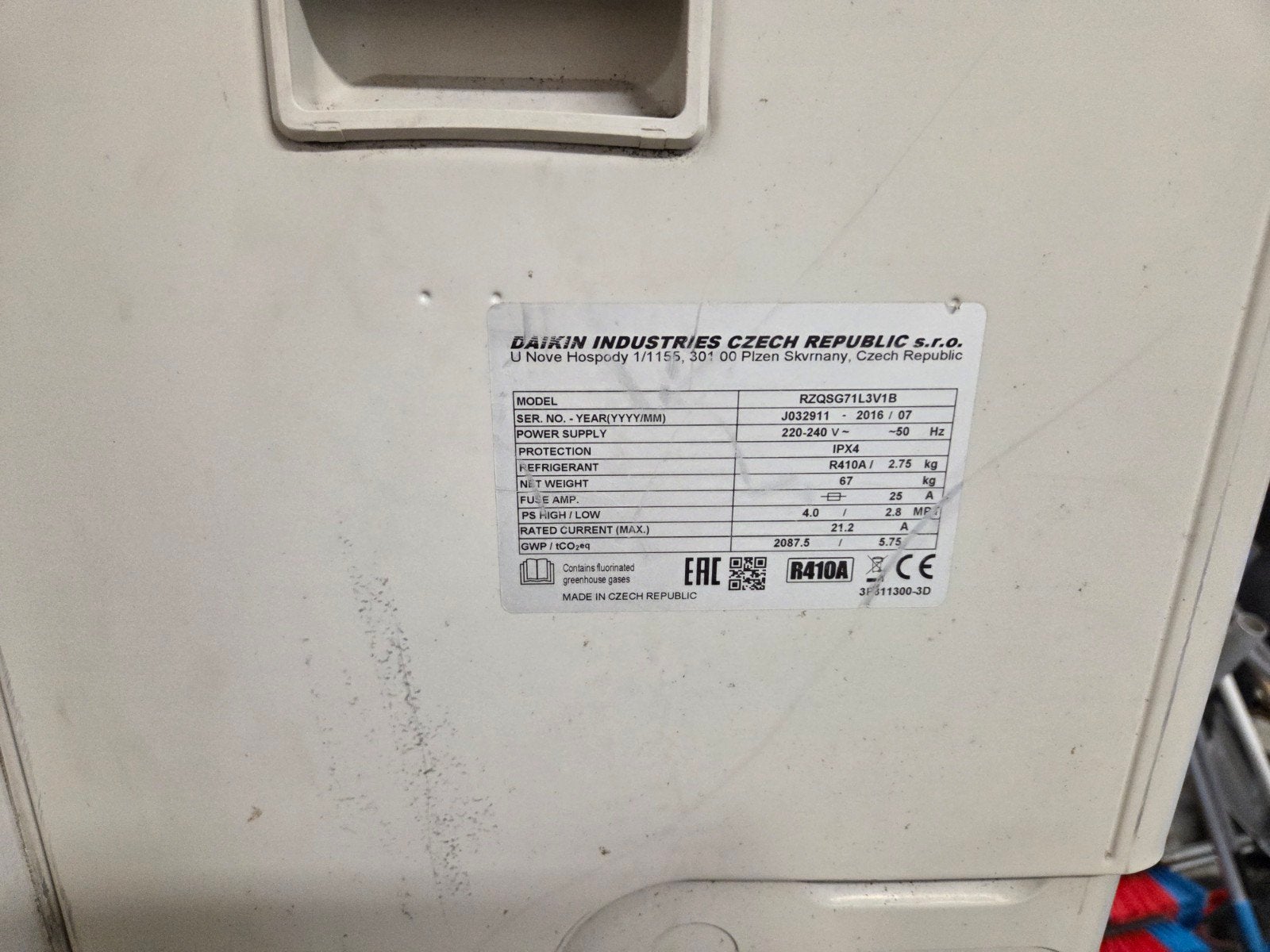 Daikin Plafond Airco Units - Professioneel Gedemonteerd, Ophalen, Energieklasse A of zuiniger, 3 snelheden of meer, 100 m³ of groter