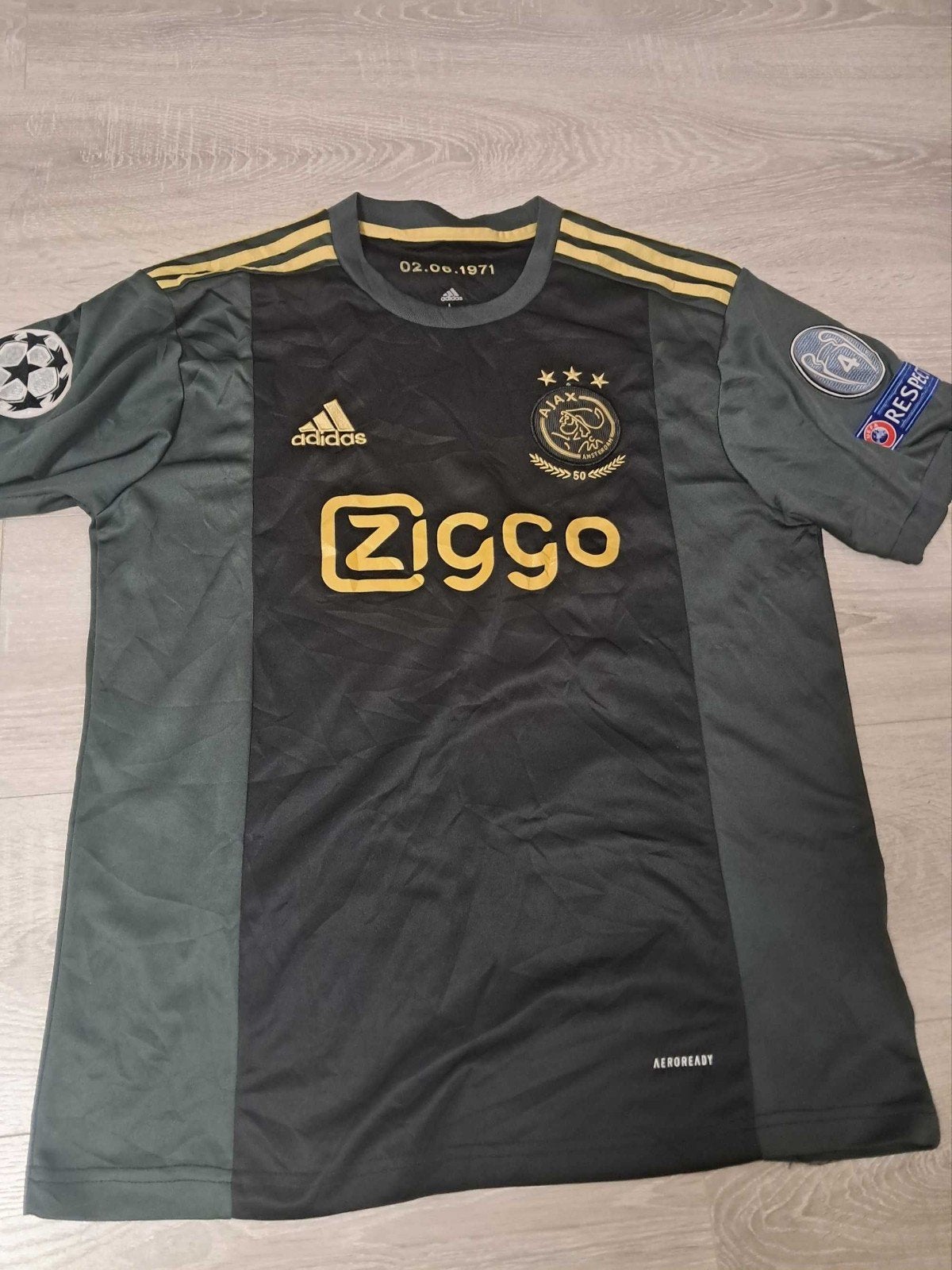 Ajax uitshirt 2021/2022 Tadic 10 - Maat L, Maat 52/54 (L), Zwart, Ophalen of Verzenden, Zo goed als nieuw