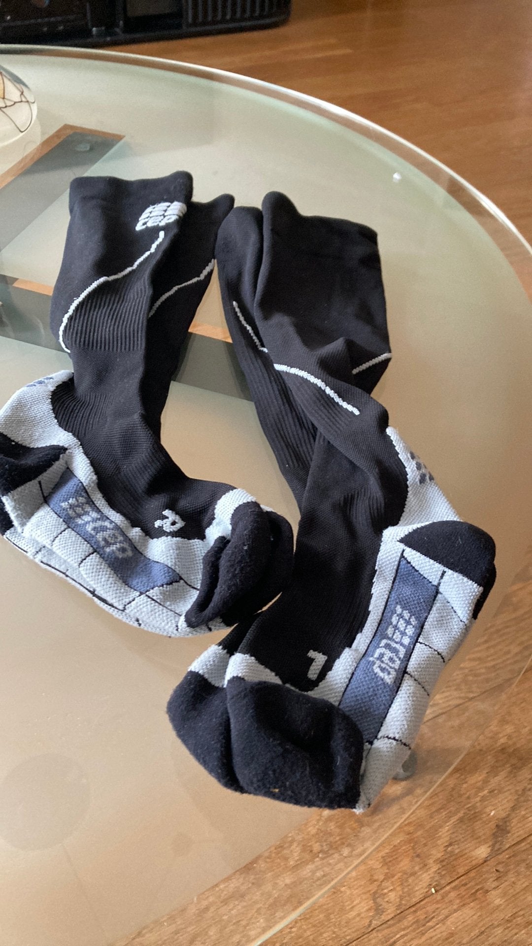 CEP compressie kniekousen M zgan, Sport en Fitness, Loopsport en Atletiek, Ophalen of Verzenden, Zo goed als nieuw, Kleding, Overige merken