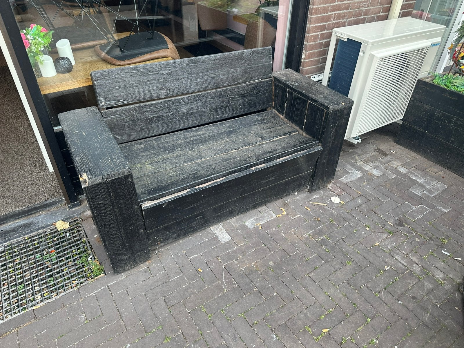 GRATIS TUINBANKEN, Tuin en Terras, Ophalen, Gebruikt, Hout