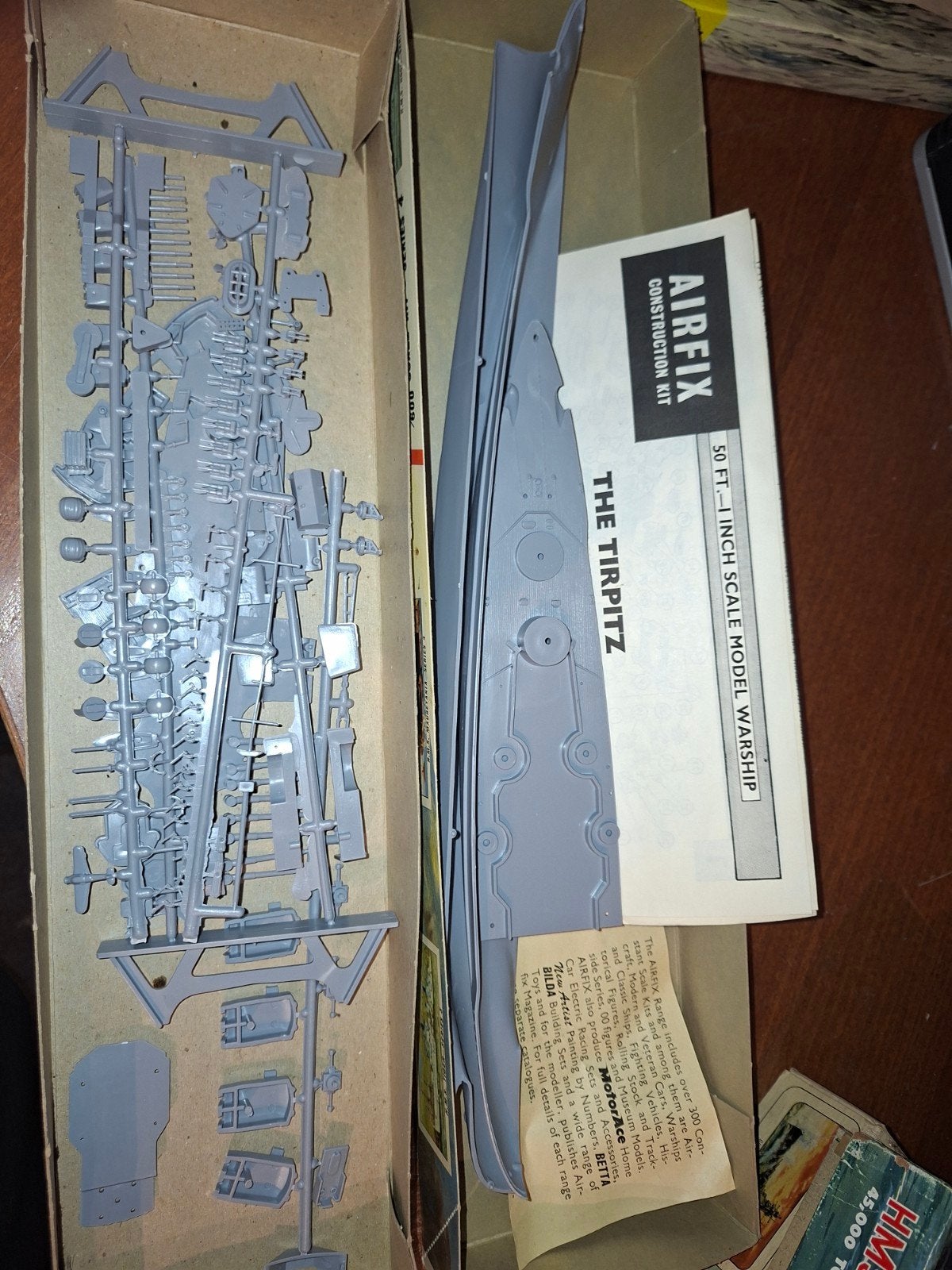 Airfix Tirpitz 1:600 Schaal Model Oorlogsschip Compleet, Verzenden, Nieuw, 1:200 of kleiner, Airfix