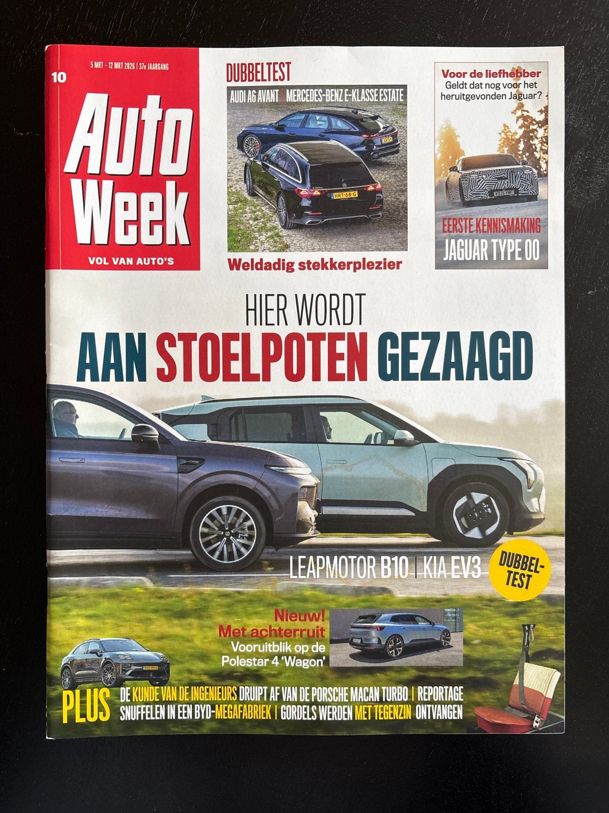 AutoWeek Magazine - Dubbeltest Audi A6 & Mercedes E-Klasse, Boeken, Ophalen of Verzenden, Nieuw