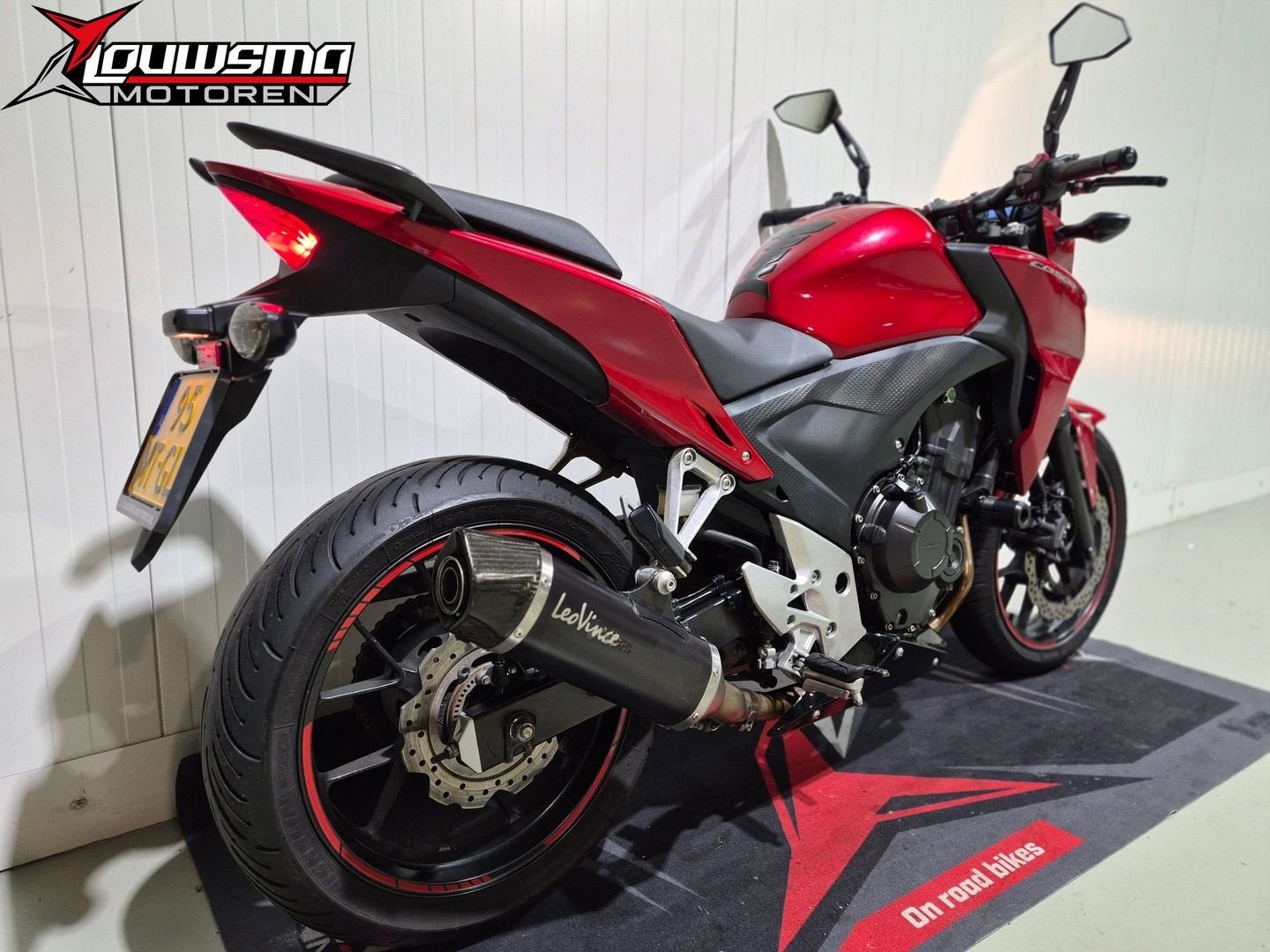 HONDA CB 500 F ABS Leovince|Garantie| A2 rbw CB500F, Motoren, 2 cilinders, HONDA, Bedrijf, Onbekend