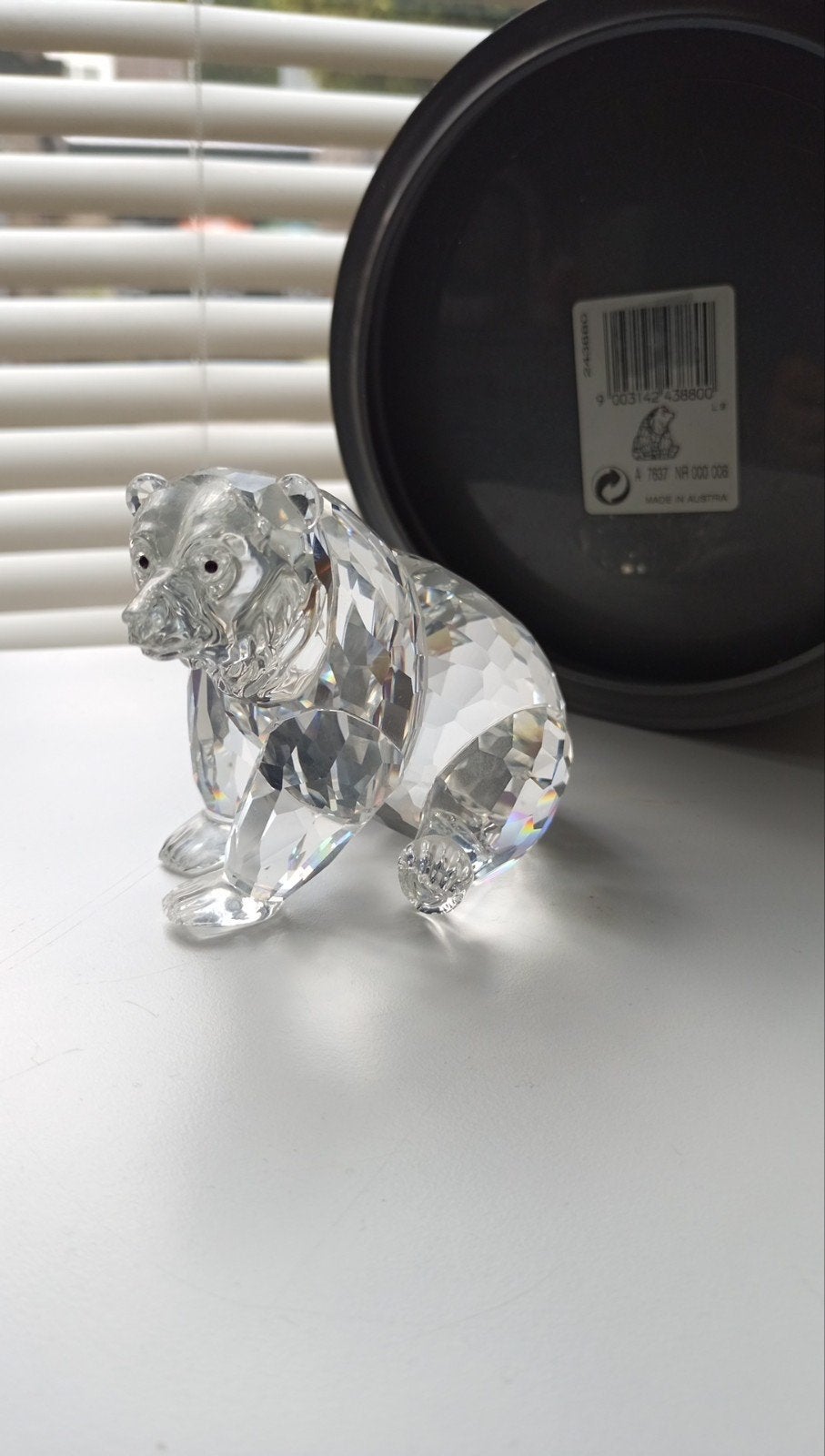 Swarovski grizzly beer, Ophalen of Verzenden, Zo goed als nieuw, Figuurtje