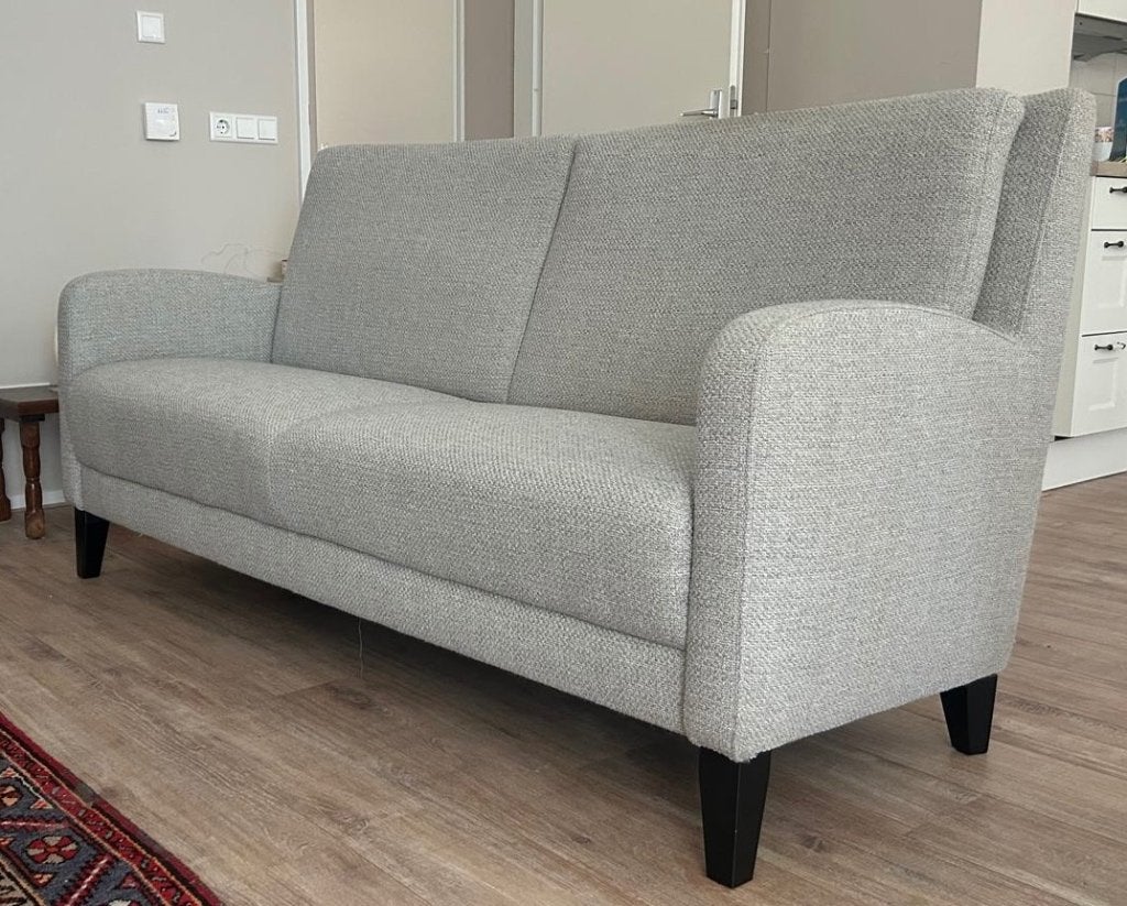 Bank Bernardo Wood, Huis en Inrichting, Ophalen, 150 tot 200 cm, Driepersoons, 75 tot 100 cm