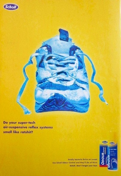 9 vintage engelse reclames Scholl 96-98 sandalen schoenen, Ophalen of Verzenden, Gebruikt, Reclamebord