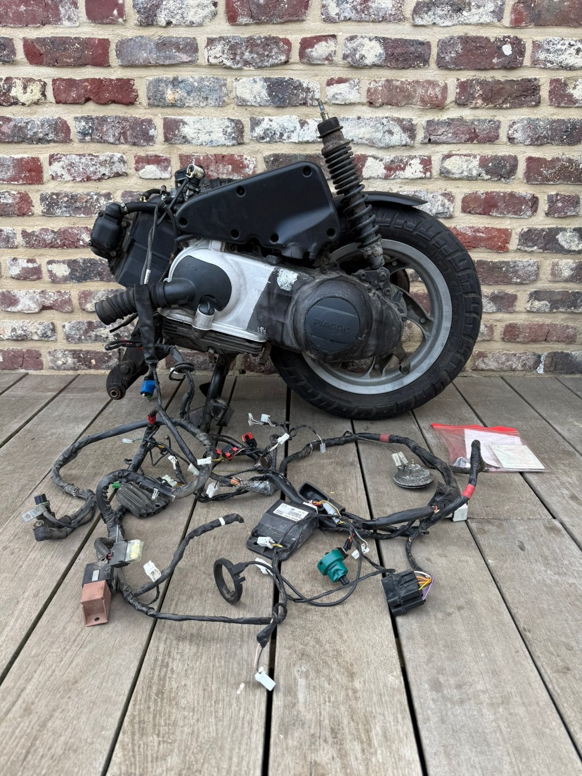 Piaggio Fly 125 blok plug & play, Fietsen en Brommers, Brommeronderdelen | Algemeen, Gebruikt, Blok, Ophalen