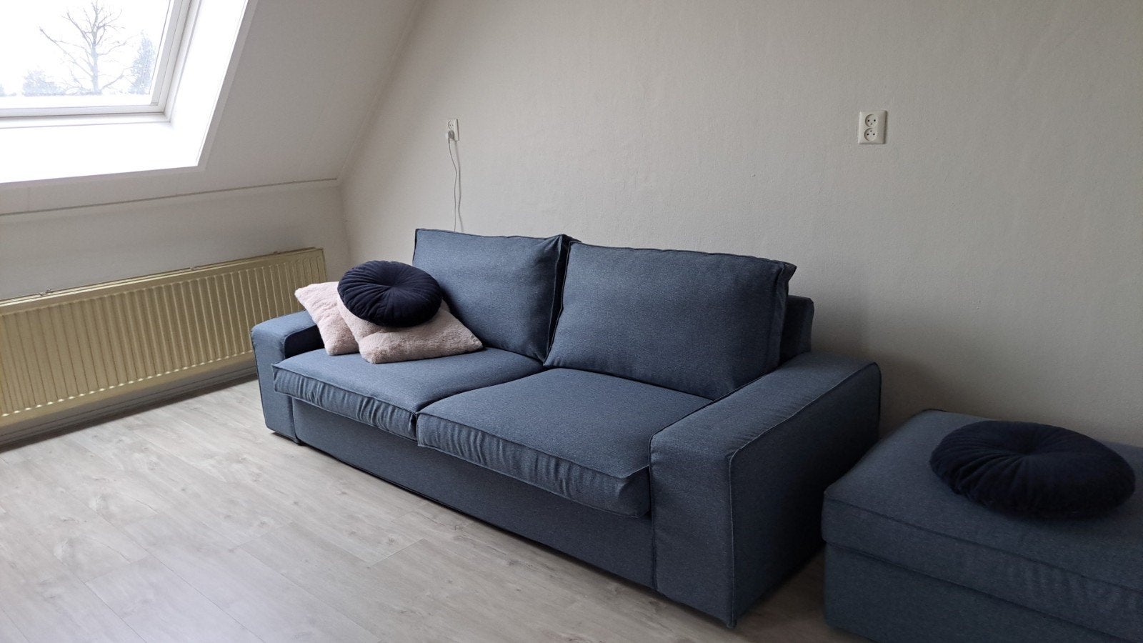 Kivik 3-zits bank, Ophalen, Gebruikt, Driepersoons, 75 tot 100 cm