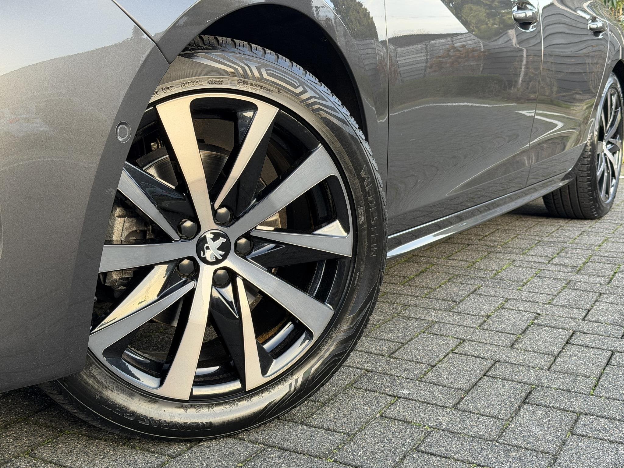 Peugeot 508 Blue Lease GT Line 1.5 BlueHDI 130PK EAT8 Automa, Gebruikt, 4 cilinders, 168 €/maand, Zilver of Grijs