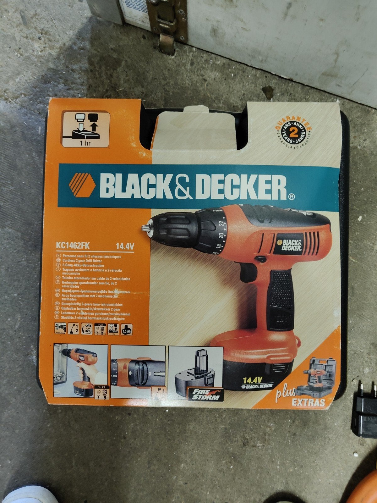 Black & Decker KC1462FK 14.4V Boor-/Schroefmachine, Ophalen, Variabele snelheid, Minder dan 400 watt, Zo goed als nieuw
