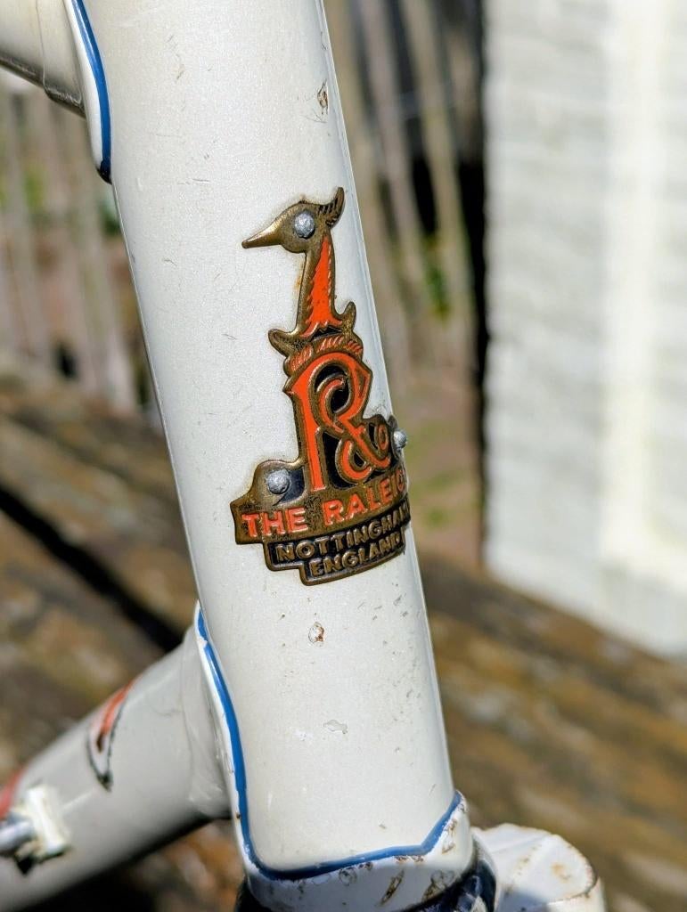 Vintage Raleigh Sirocco racefiets frame 1980, Fietsen en Brommers, Gebruikt, 57 tot 61 cm, Ophalen, Overige merken