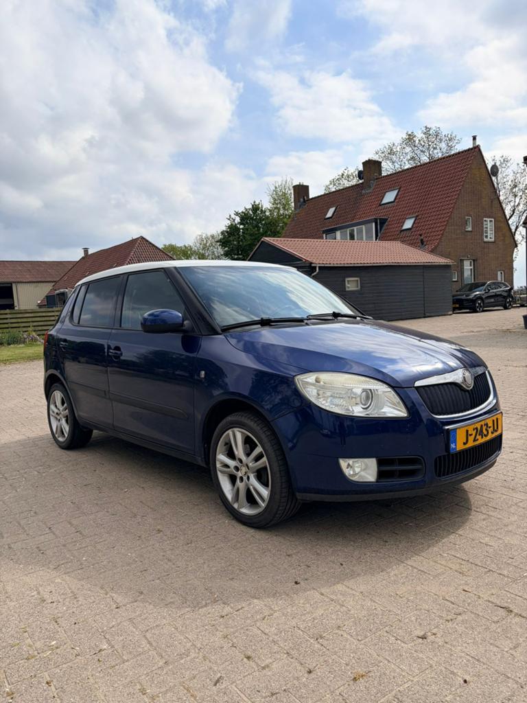 Skoda Fabia 1.4 16V 63KW 2008 Blauw, Auto's, Voorwielaandrijving, 15 km/l, 40 €/maand, 4 cilinders