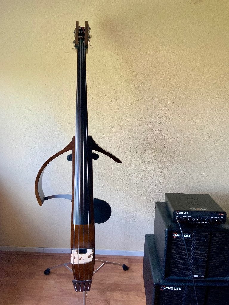 Yamaha slb 300 silent bass, Muziek en Instrumenten, Ophalen, Gebruikt, 3/4-contrabas, Met koffer