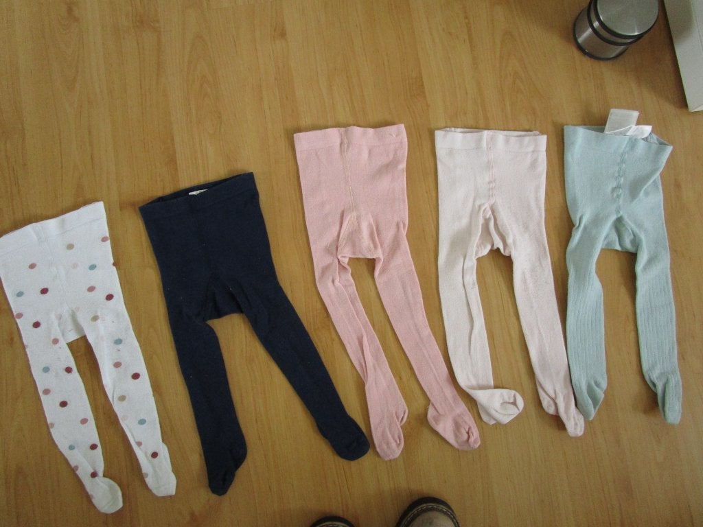 H&M - vijf maillots maat 62/68, Gebruikt, Meisje, H&M, Ophalen of Verzenden