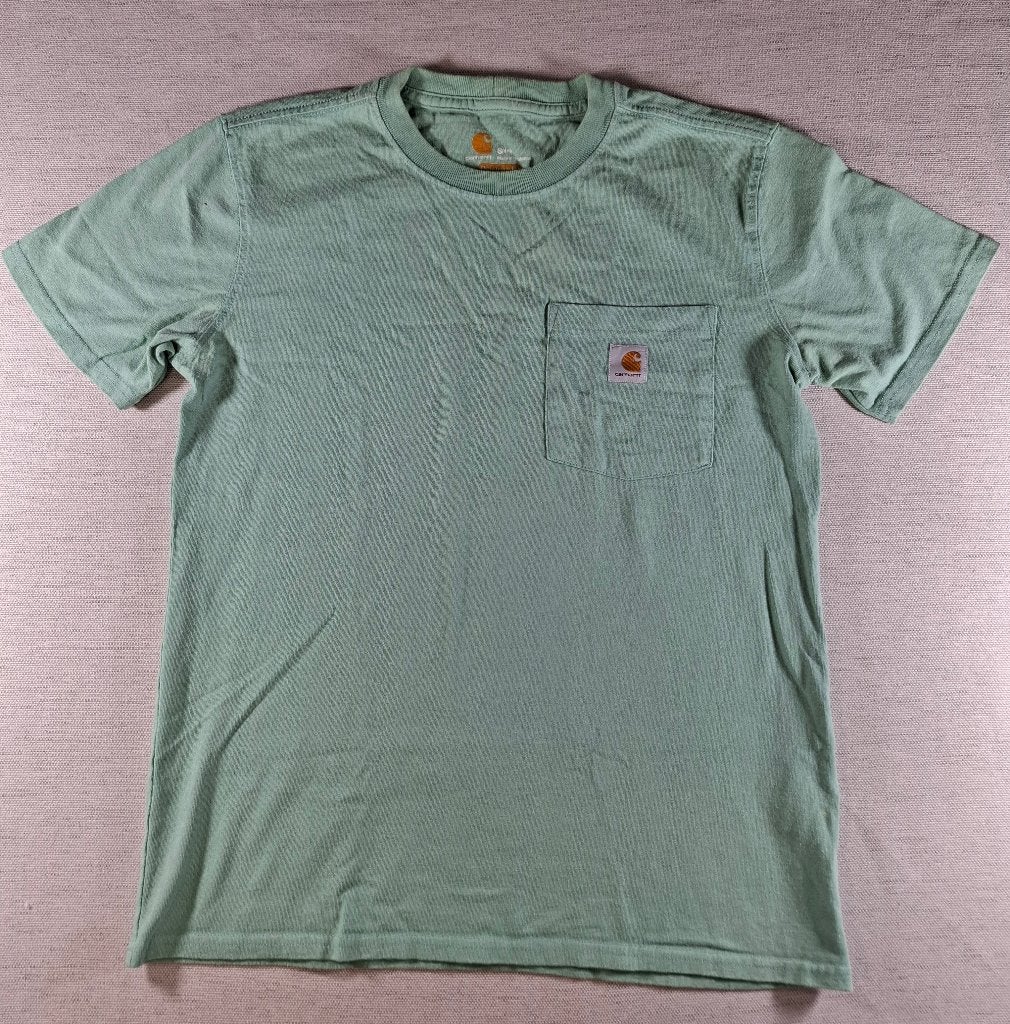 Carhartt T-shirt – Mintgroen, maat S, Kleding | Heren, T-shirts, Verzenden, Carhartt, Zo goed als nieuw, Groen