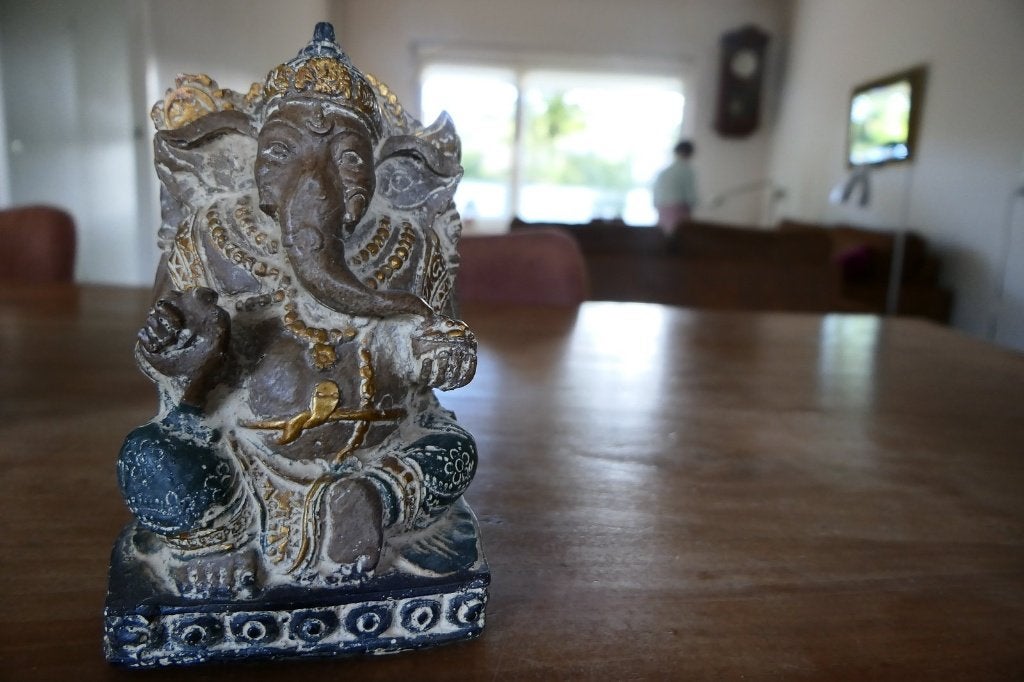 beeld van de hindoeistische god Ganesha, Minder dan 20 cm, Ophalen of Verzenden, Overige materialen, Beeld