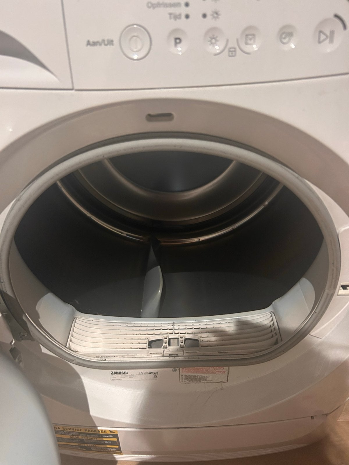 Met defect: Zanussi Lindo 100 condensdroger, Witgoed en Apparatuur, Wasdrogers, Ophalen, 6 tot 8 kg, Voorlader, Niet werkend