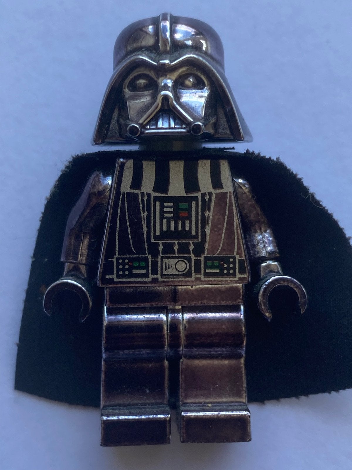 LEGO Darth Vader (Chrome Zwart) Minifiguur, Kinderen en Baby's, Speelgoed | Actiefiguren, Ophalen, Gebruikt