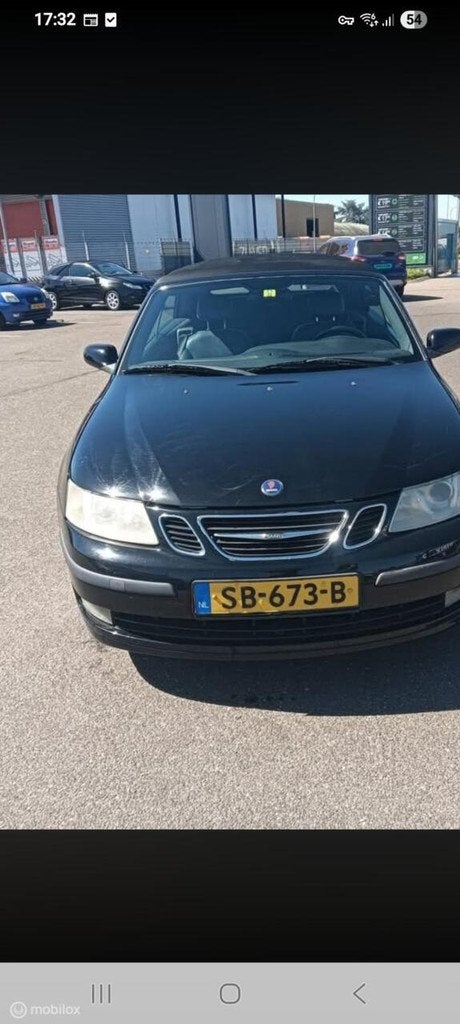 Saab 9-3 Cabrio 1.8t Vector. LET OP ADRES., Auto's, Saab, Voorwielaandrijving, 1998 cc, Gebruikt, 4 stoelen