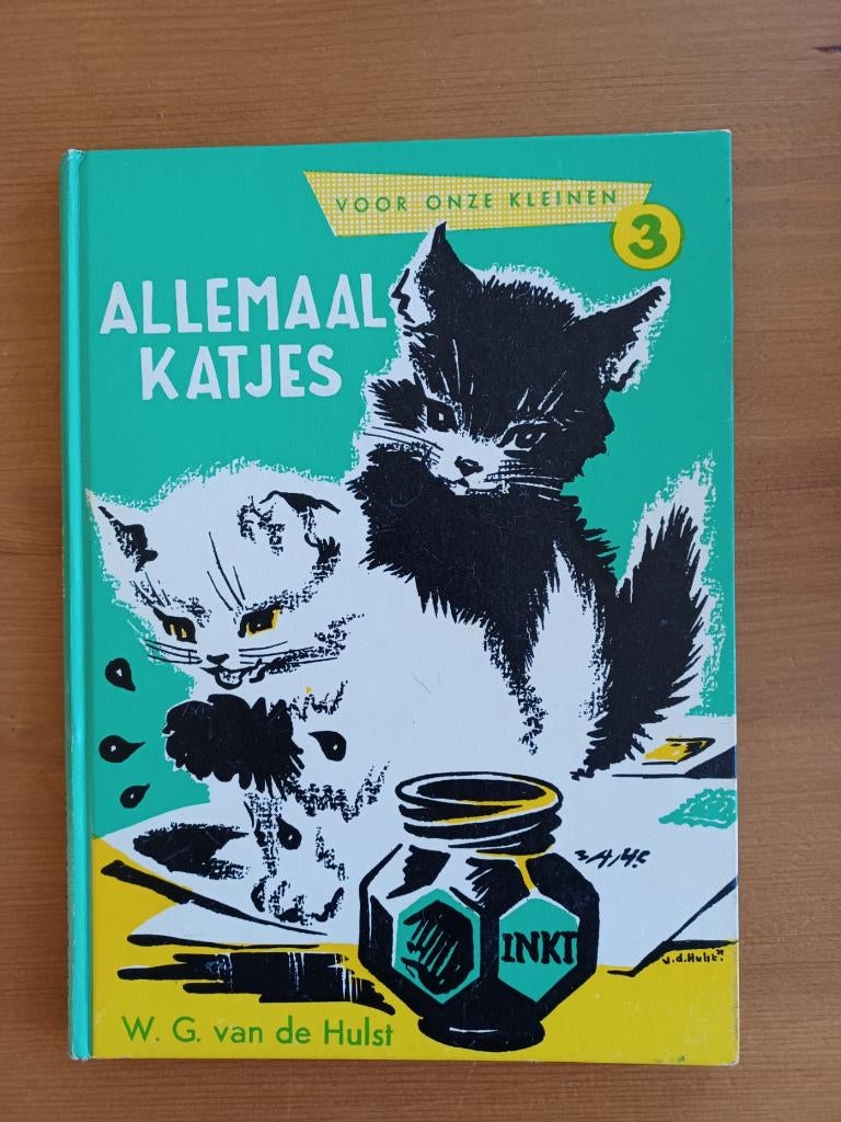 Allemaal katjes, Boeken, Kinderboeken | Jeugd | onder 10 jaar, Gelezen, Fictie algemeen, W.G. van de Hulst, Ophalen of Verzenden