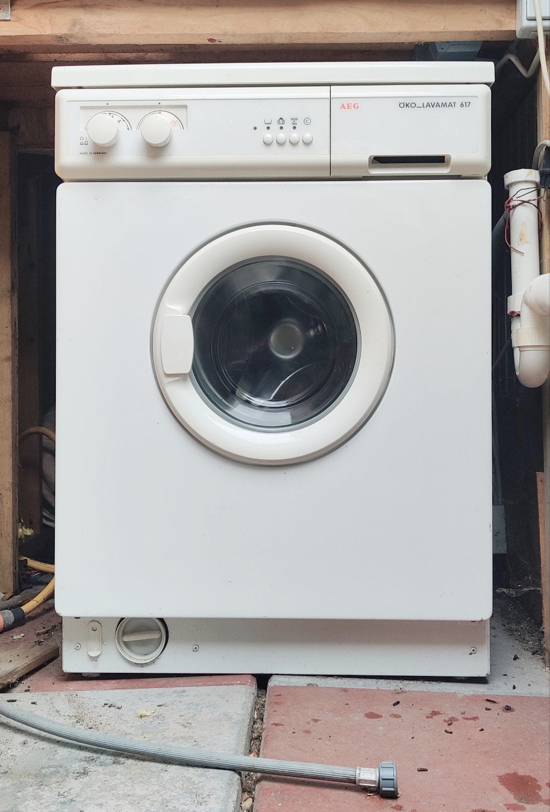 AEG ÖKO_LAVAMAT 617 Wasmachine - Betrouwbaar en Efficiënt, Ophalen, 6 tot 8 kg, Gebruikt, Voorlader