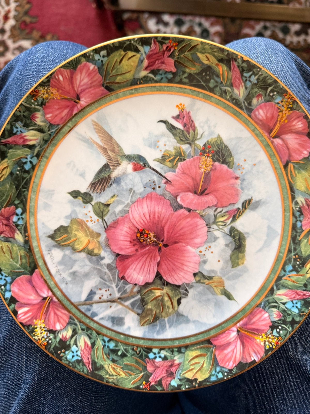 Franklin Mint 'The Imperial Hummingbird' Sierbord, Ophalen