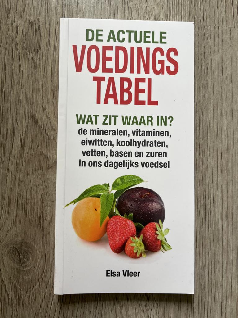 De Actuele Voedingstabel: Wat zit waar in?, Ophalen of Verzenden, Zo goed als nieuw, Dieet en Voeding