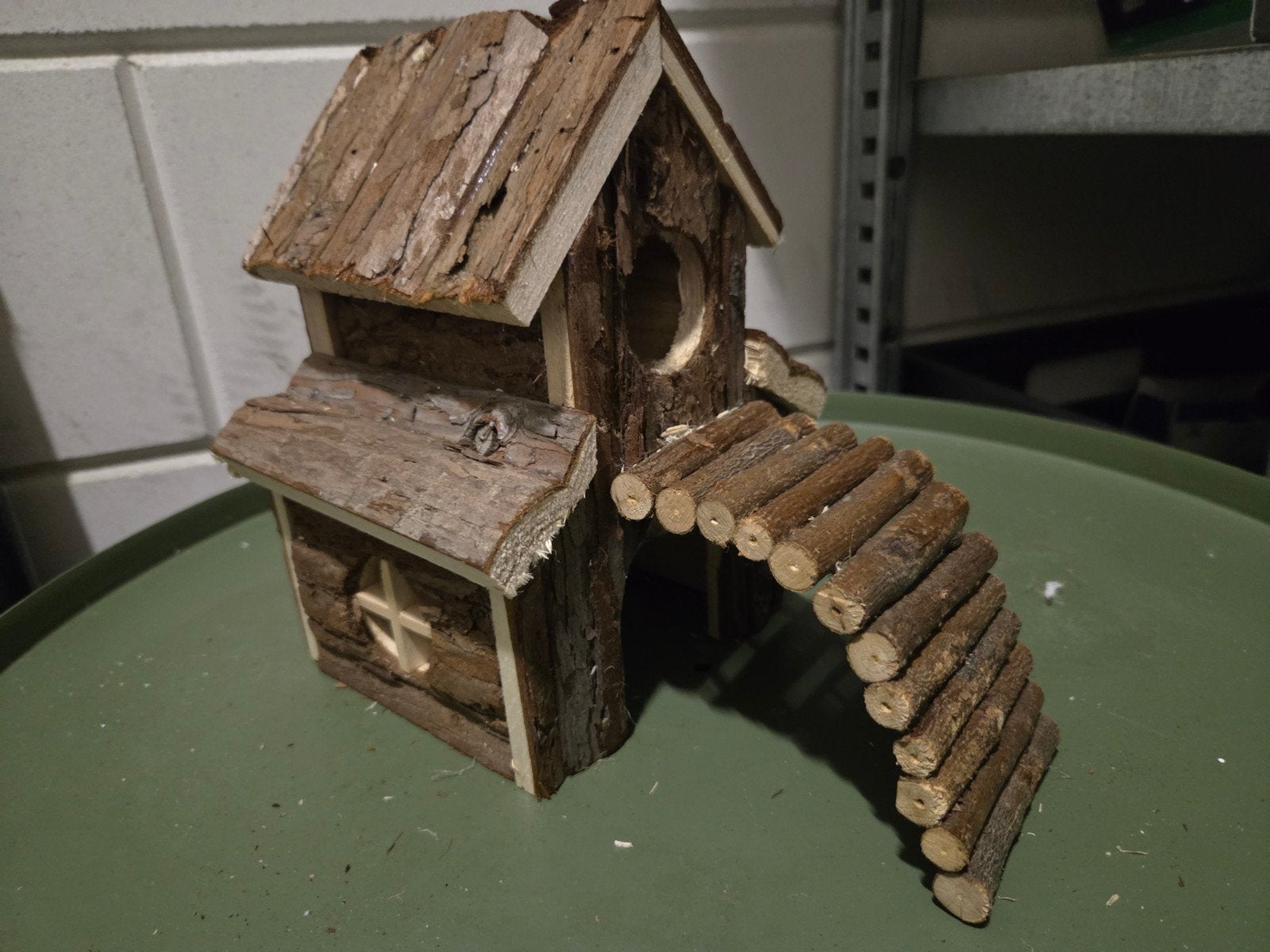 2x Houten hamsterhuisjes, Dieren en Toebehoren, Juni, Geslacht onbekend, Hamster