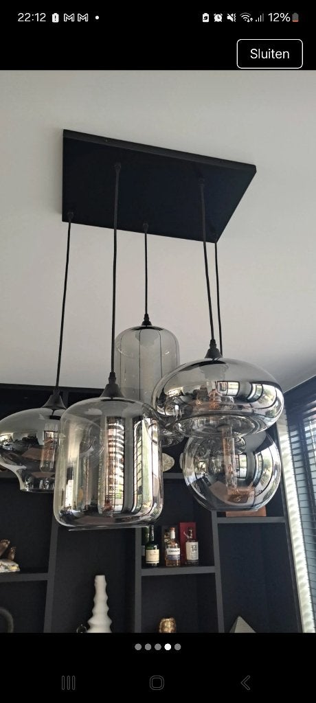 Lampen Bazenhuisje, Ophalen, Nieuw, Glas