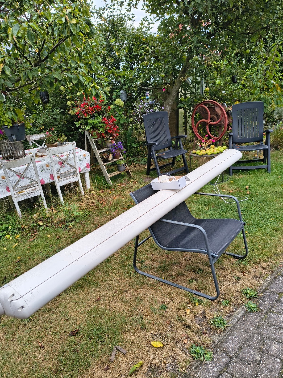 SunCircle knikarmscherm - Elektrisch zonnescherm, Gebruikt, Elektrisch, Ophalen of Verzenden, 150 tot 300 cm