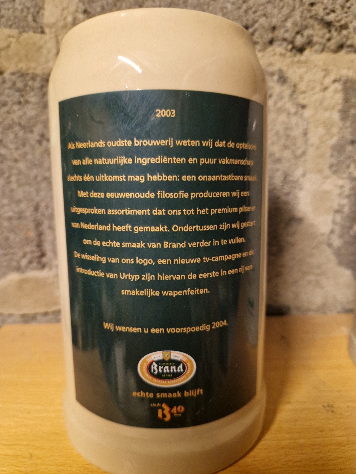 Brand Bierpul 2003 - Collectors Item, Verzamelen, Ophalen, Zo goed als nieuw