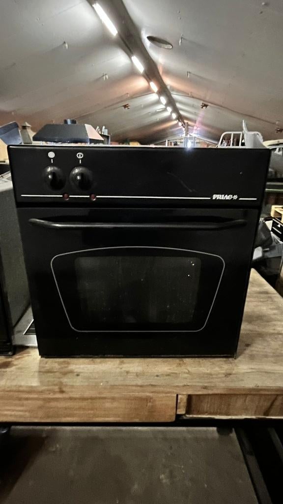 inbouwovens zwart, Witgoed en Apparatuur, Ovens, Gebruikt, Inbouw, Oven met grill, 45 tot 60 cm, Ophalen