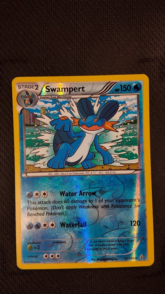 Swampert 1 35 Primal Clash | Pokemon kaart, Ophalen, Zo goed als nieuw, Losse kaart, Foil