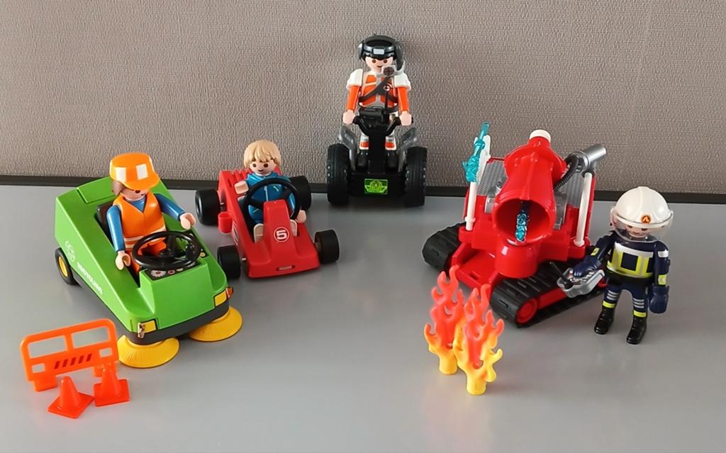 4x playmobil wagentjes, Ophalen of Verzenden