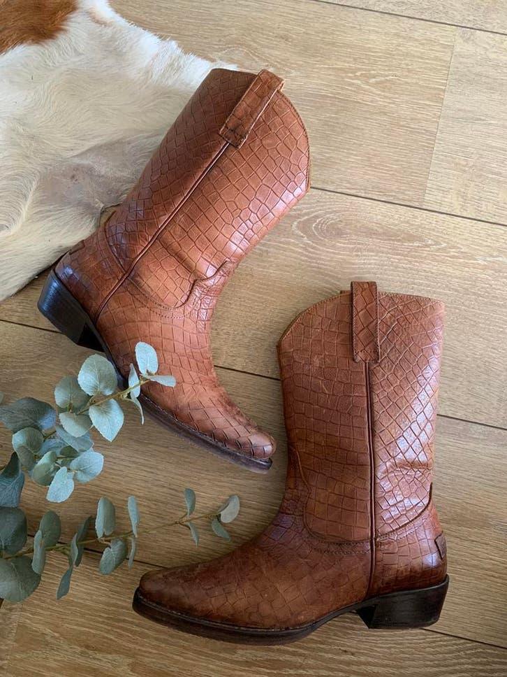 Shabbies cowboylaarzen 40 western boots laarzen, Hoge laarzen, -, Ophalen of Verzenden, Zo goed als nieuw