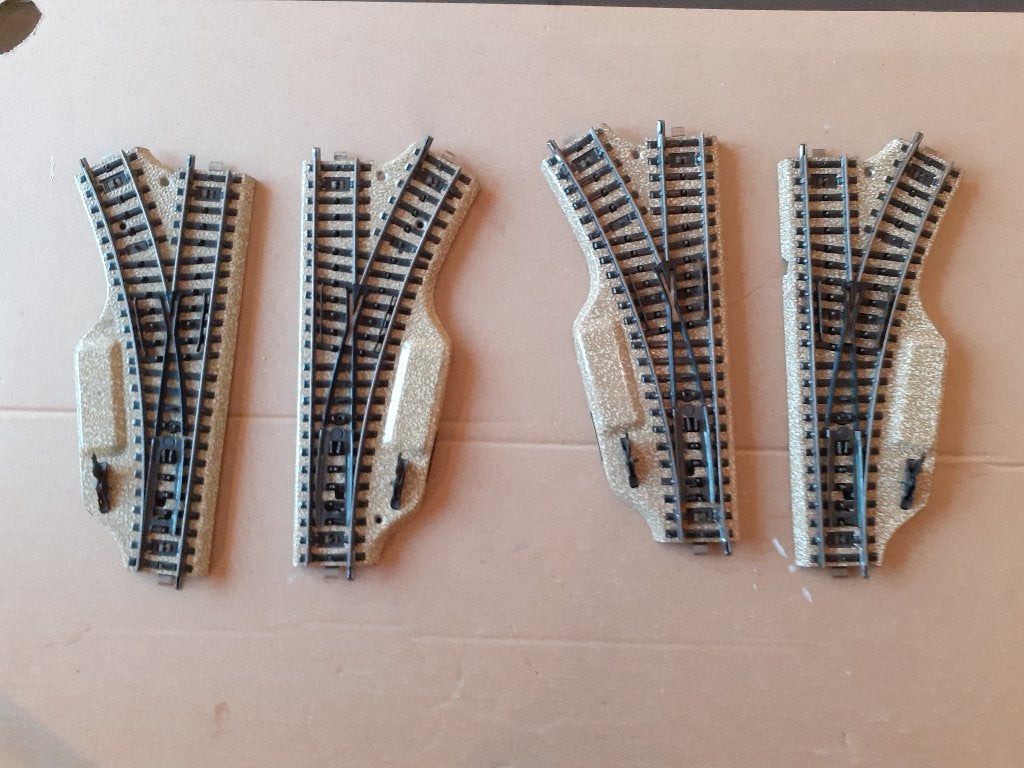 Märklin handbediende wissels 5122 en 5123, Hobby en Vrije tijd, Wisselstroom, Gebruikt, Rails, Ophalen of Verzenden