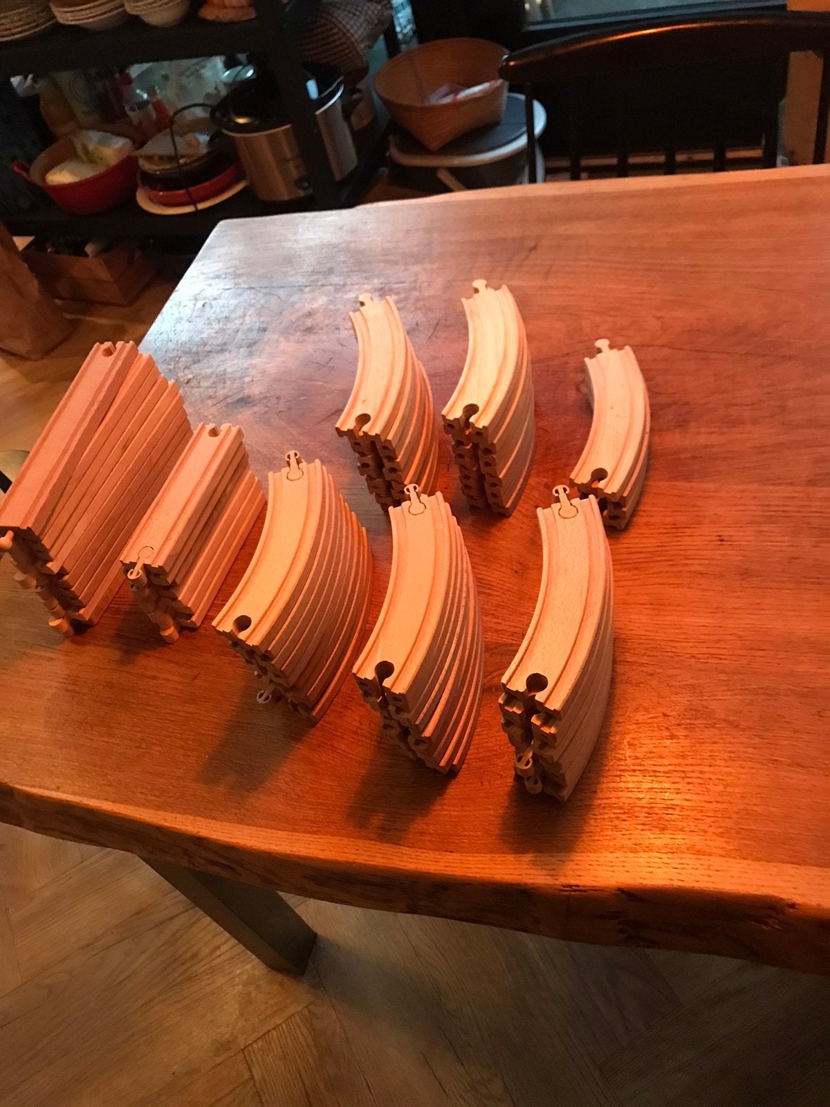 Houten trein spoor delen grote set brio en Ikea, Ophalen of Verzenden, Gebruikt, Overige typen