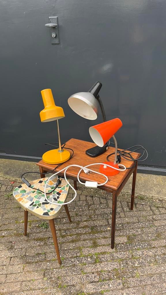 Retro tafellampjes, Ophalen of Verzenden, Huis en Inrichting