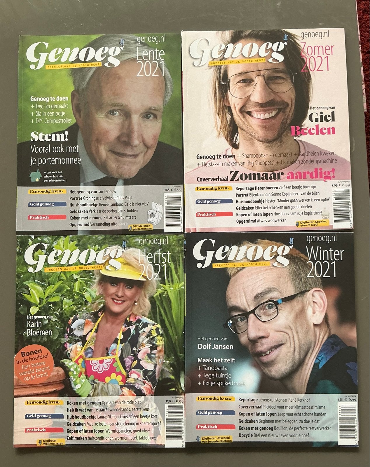 Genoeg Magazine Jaargang 2021 - Complete Set (4 nummers), Boeken, Tijdschriften en Kranten, Ophalen of Verzenden, Gelezen, Overige typen