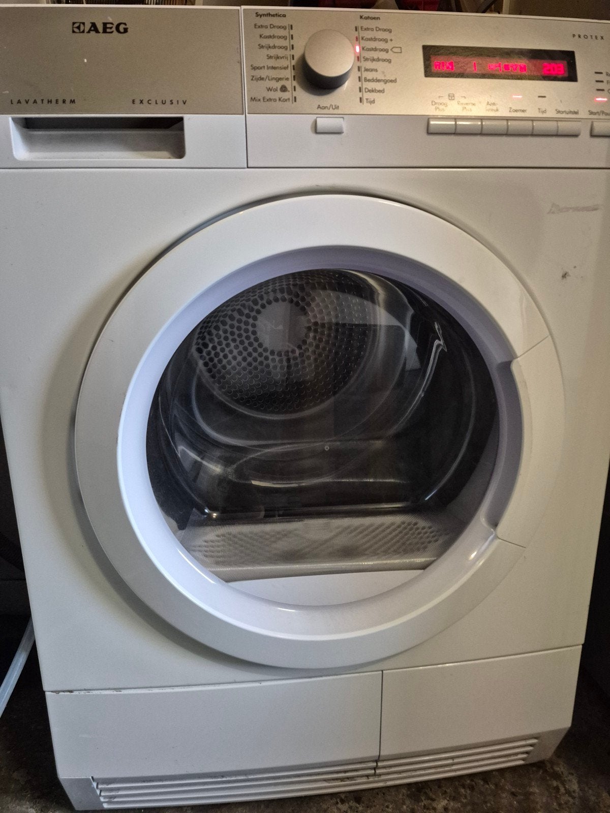 AEG Lavatherm Exclusiv Droger 8KG Bezorging Mogelijk, Witgoed en Apparatuur, Ophalen, 6 tot 8 kg, Gebruikt, Voorlader