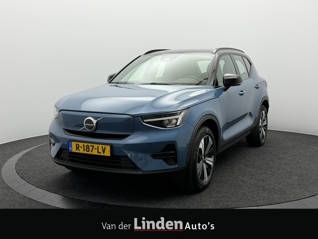 Volvo XC40 Recharge Plus 70 kWh SOH 94,7% | Warmtepomp | Tre, Auto's, Volvo, Gebruikt, Blauw, 90 €/maand, SUV of Terreinwagen