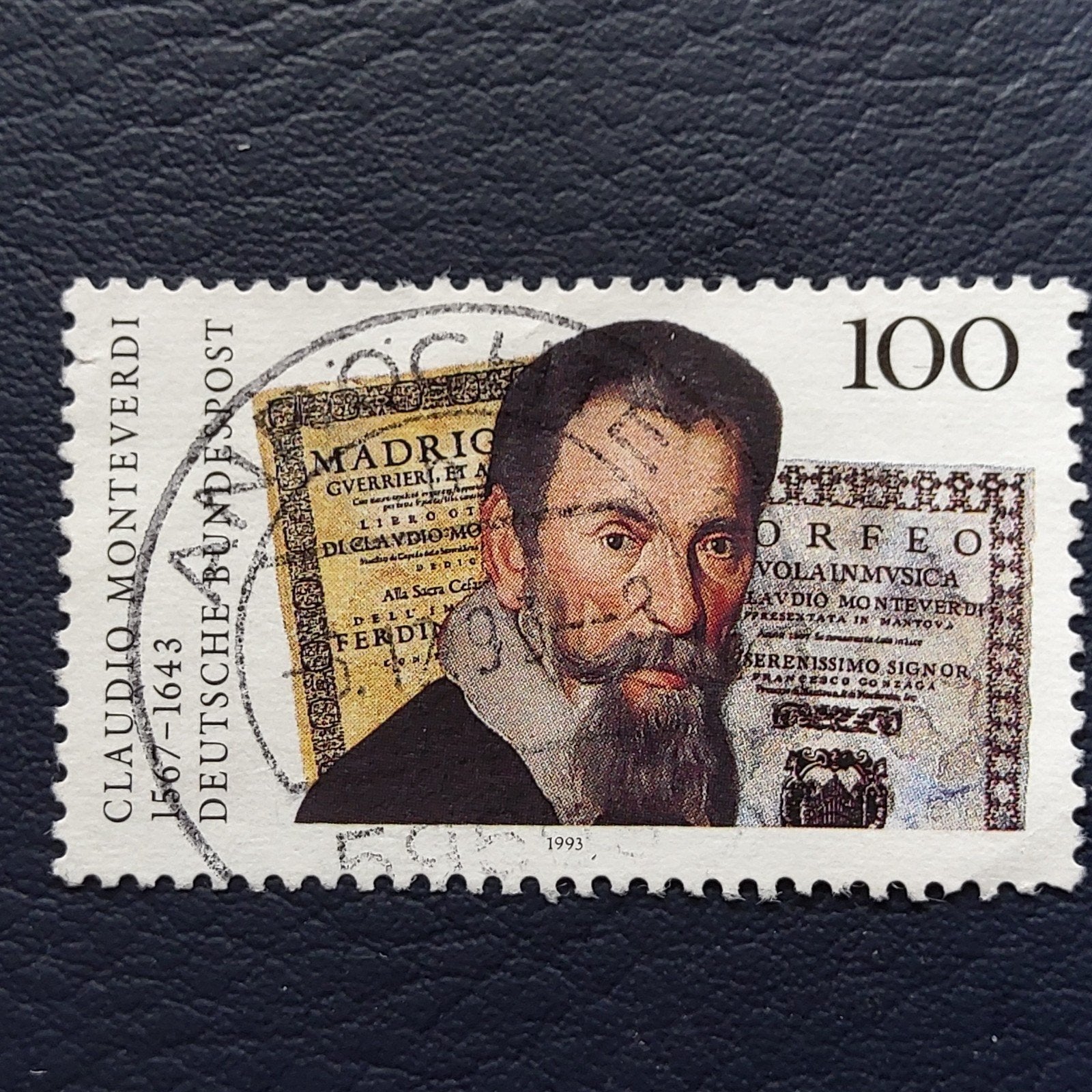 Duitse postzegel Claudio Monteverdi 1993, Ophalen of Verzenden