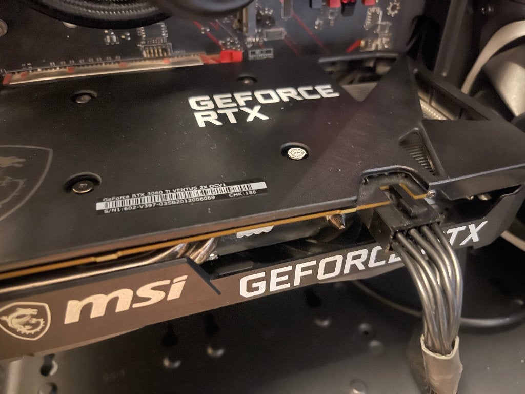 MSI GeForce RTX 3060 Ti Ventus 2X 8GB – Werkt perfect, Computers en Software, Videokaarten, Zo goed als nieuw, PCI-Express 4.0