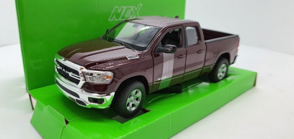 Dodge RAM 1500 2019 Donker Rood, Auto, Welly, Welly, Nieuw