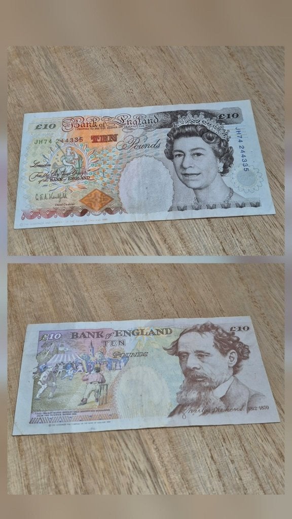 10 pounds 1993 P383, Ophalen of Verzenden, Overige landen, Los biljet