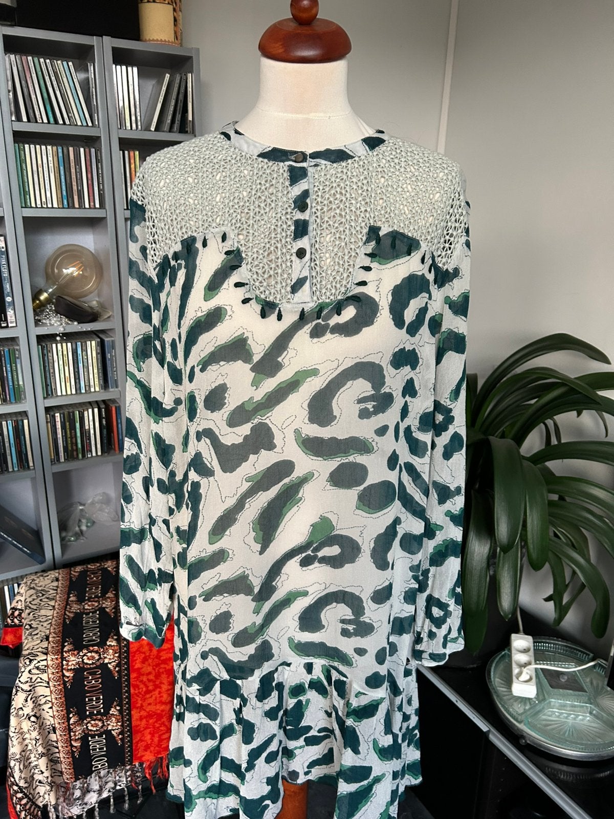 DIDI tuniek blouse. Mt XL, Ophalen of Verzenden, Zo goed als nieuw, Maat 46/48 (XL) of groter, Groen